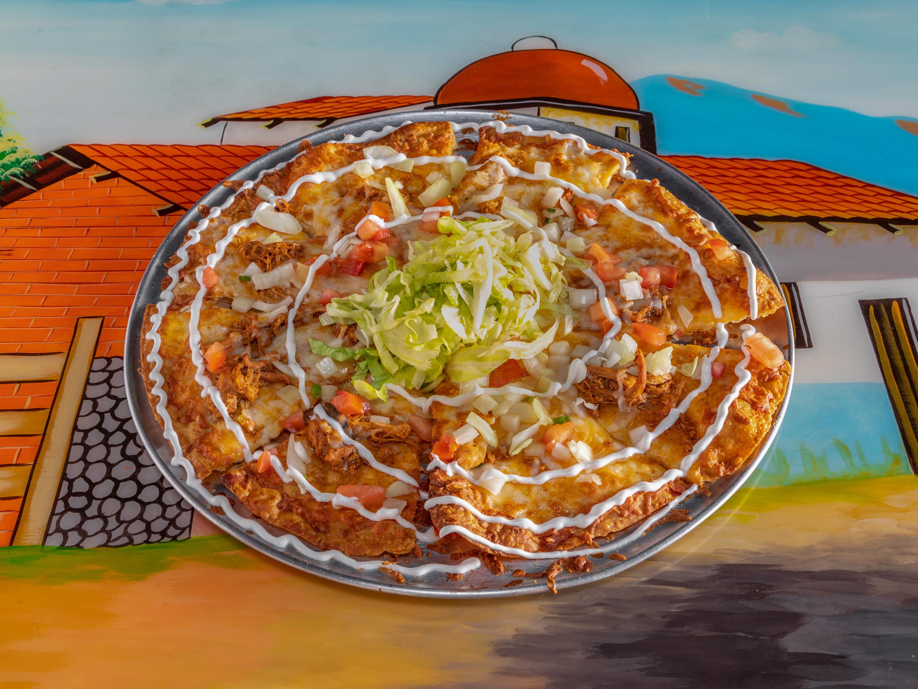 Order Mexican Pizza food online from Anaya Fresh Mexican Restaurant store, Tempe on bringmethat.com