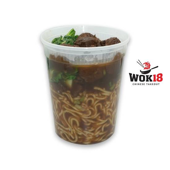 Order Beef noodle ramen food online from Wok 18 store, Teaneck on bringmethat.com