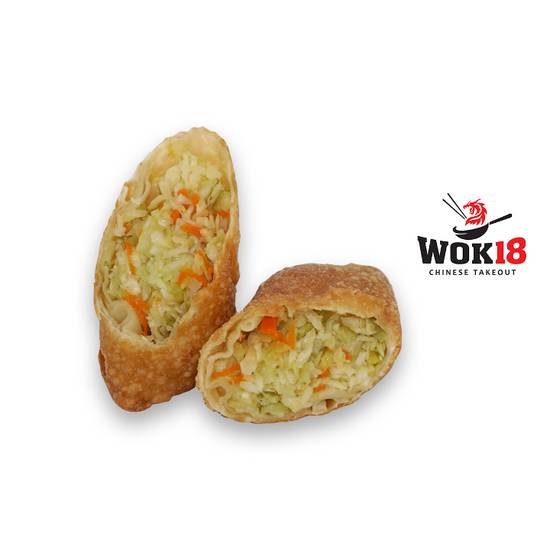 Order Veggie egg roll (1 pc) food online from Wok 18 store, Teaneck on bringmethat.com