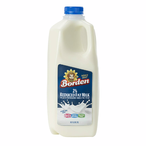 Order Borden 2% Reduced Fat Milk Half Gallon food online from 7-Eleven store, Willoughby Hills on bringmethat.com