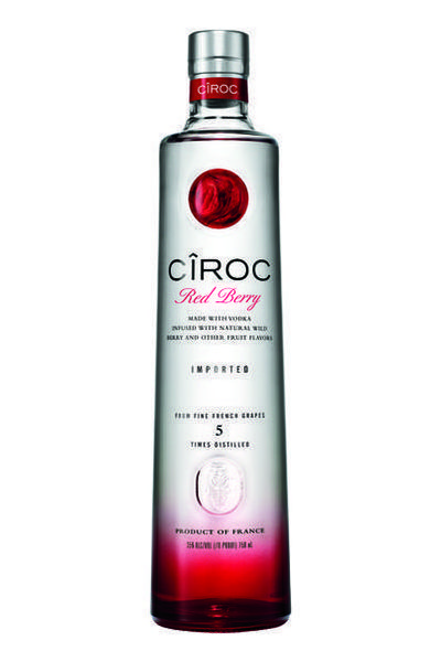 Order CIROC Red Berry Vodka food online from Friends Snacks store, San Francisco on bringmethat.com