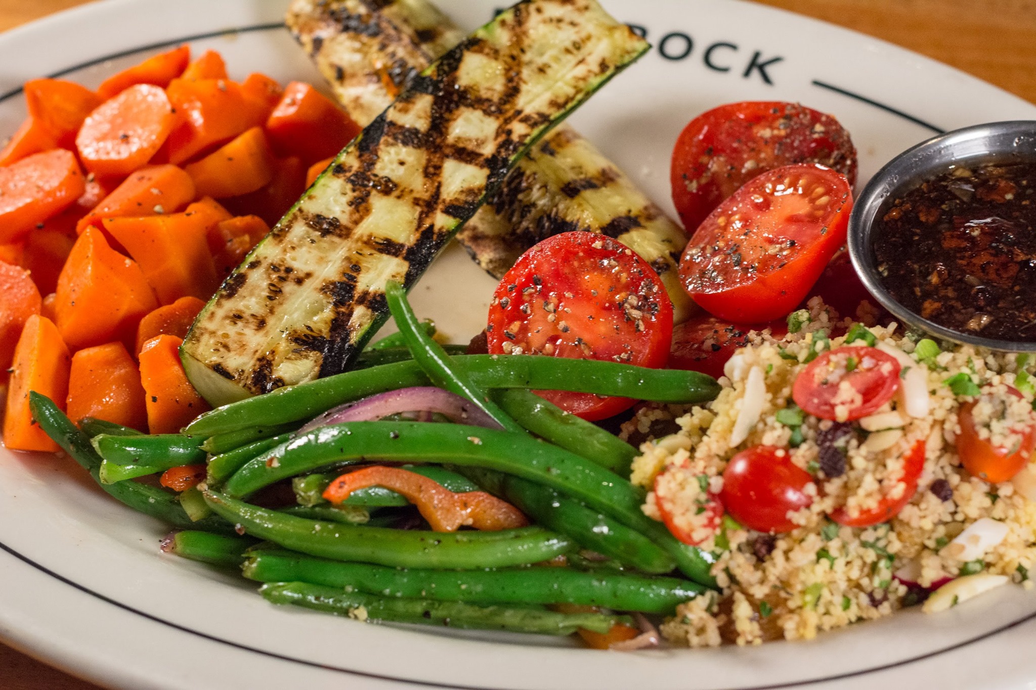 Order Seasonal Hand-Selected Vegetable Platter food online from Redrock Canyon Grill store, Oklahoma City on bringmethat.com