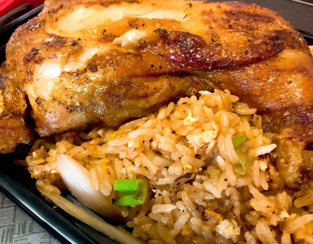 Order BBQ Fried Rice food online from Monkey Thai Restaurant And Bar store, Alameda on bringmethat.com