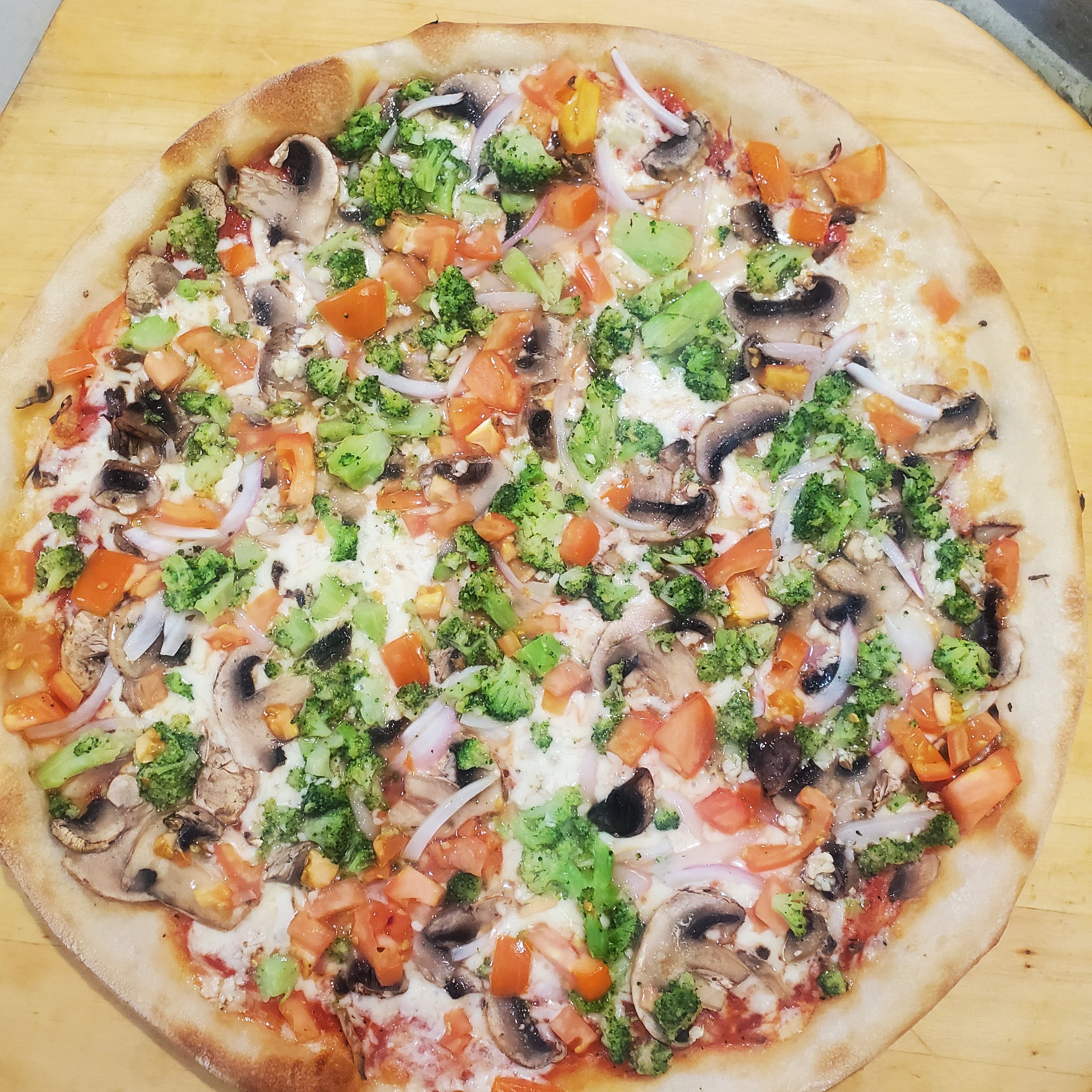 Order Veggie Pizza - Personal food online from Marco's Pizza store, Pennington on bringmethat.com