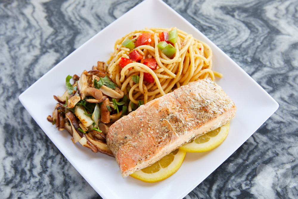 Order “Baked Salmon” food online from Sky Gourmet Tacos store, Marina del Rey on bringmethat.com