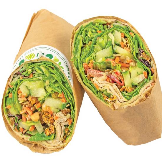 Order Morocc the Casbah Wrap food online from Evergreens Salad store, Seattle on bringmethat.com