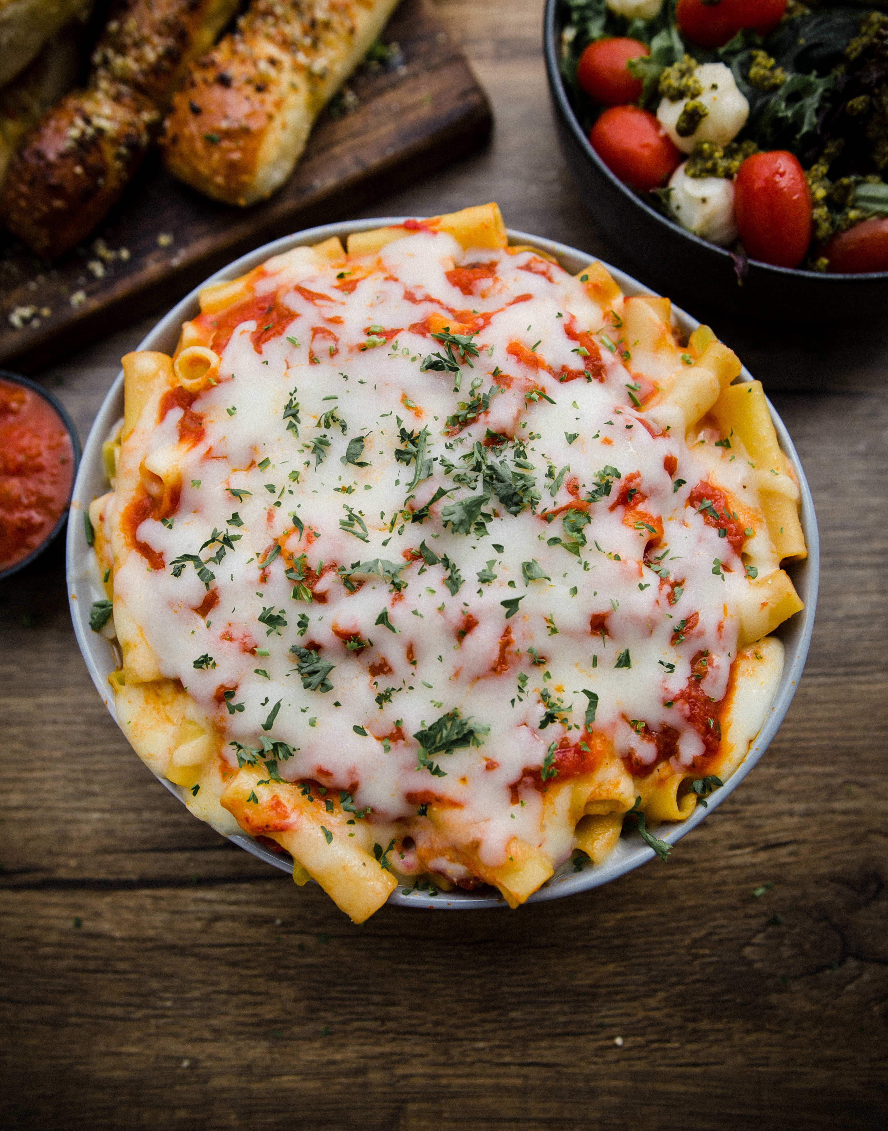 Order Baked Ziti Entree food online from Crave Pizza store, Anaheim on bringmethat.com