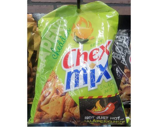 Order CHEX MIX (JALAPENO) 3.75 Oz. Bag food online from Hub Market & Deli store, San Diego on bringmethat.com