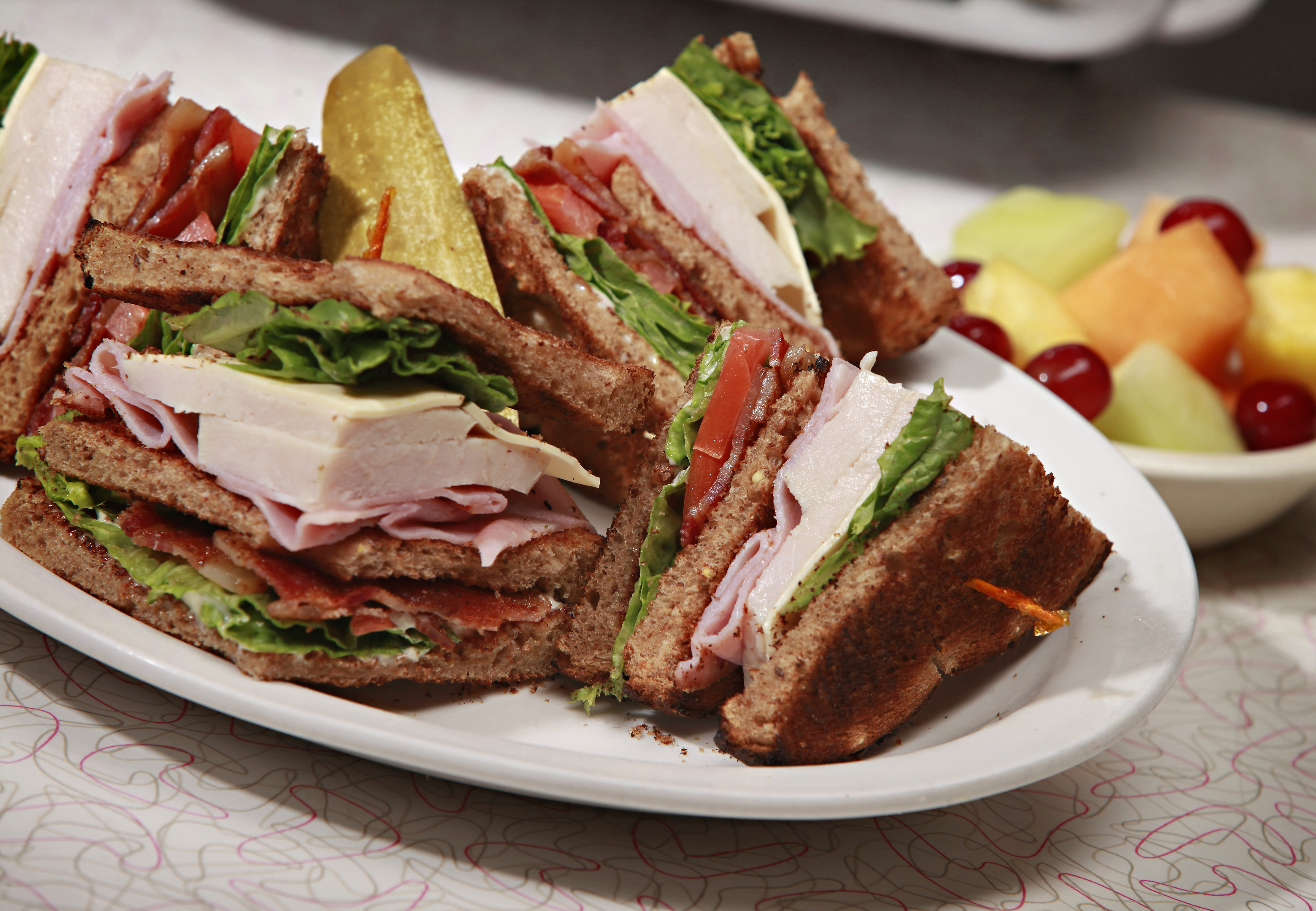 Order Triple Decker Club Sandwich food online from Chase Diner store, Chandler on bringmethat.com