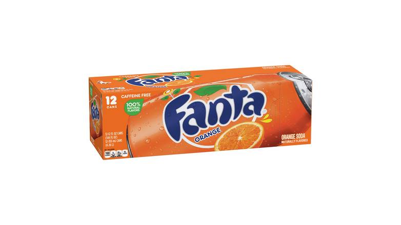 Order Fanta Orange, Pack Of 12 food online from Exxon Constant Friendship store, Abingdon on bringmethat.com