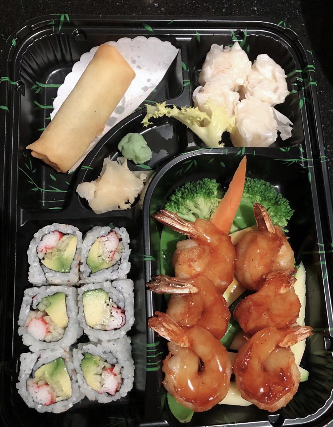Order Shrimp Teriyaki Bento Box food online from Hiroto Japanese Restaurant store, Brooklyn on bringmethat.com