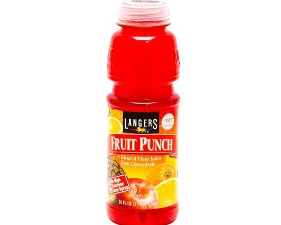 Order Langers Fruit Punch Juice, 16 oz. food online from Central Liquor Market store, Los Angeles on bringmethat.com
