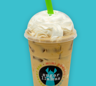 Order Iced Caramel Latte food online from Sugar Llamas store, Tulsa on bringmethat.com