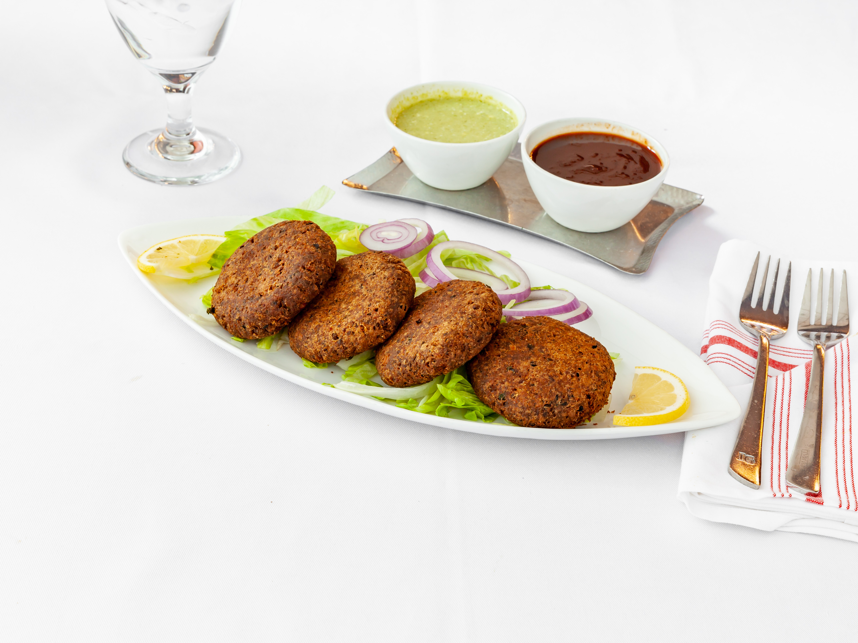Order Shami Kebab-4 Pcs food online from Indian Garden Restaurant store, Chicago on bringmethat.com