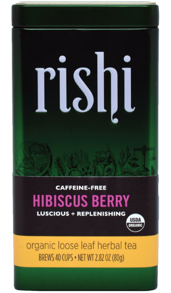 Order Rishi Hibiscus Berry Tin food online from Metropolis Coffee Company store, Chicago on bringmethat.com