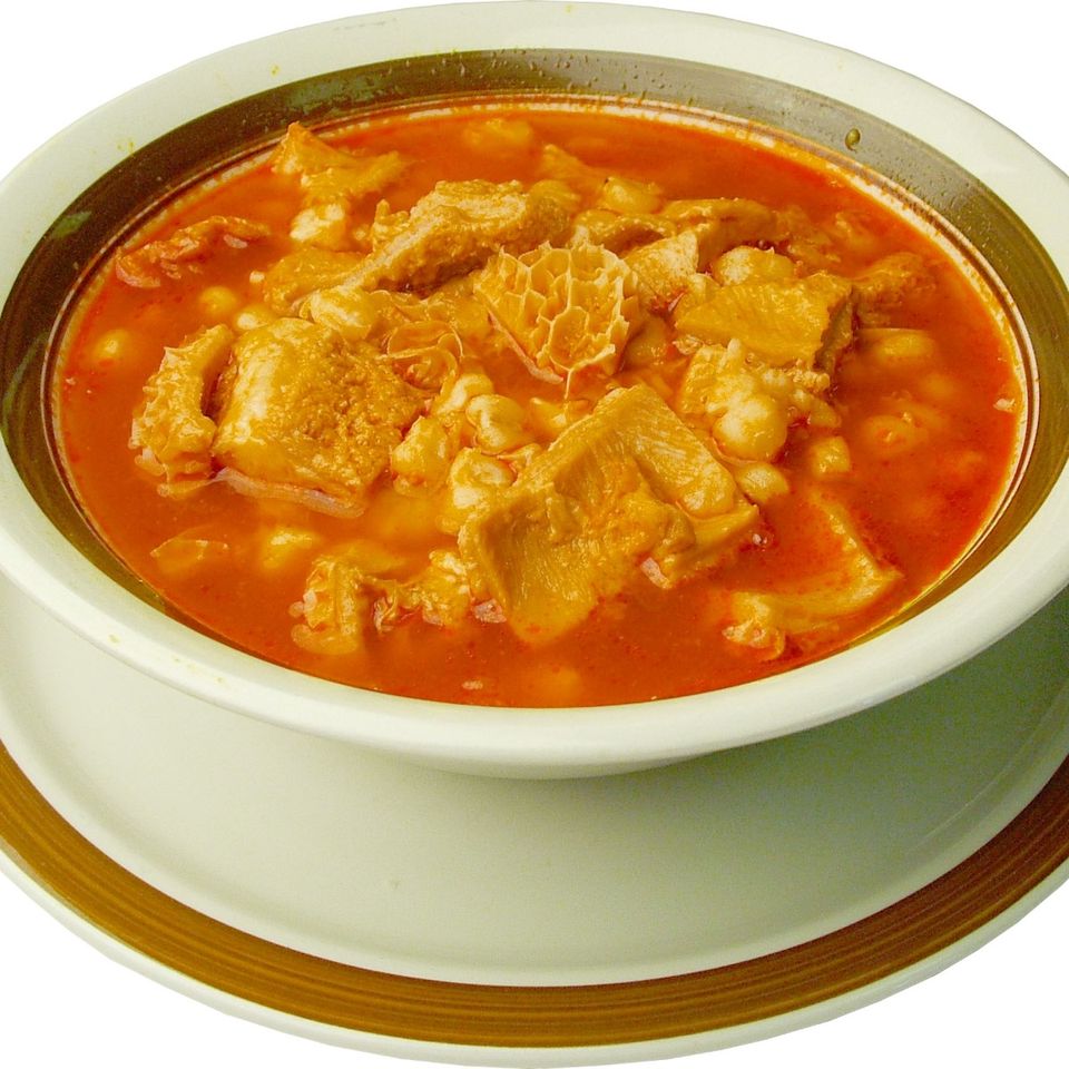 Order Menudo Soup food online from Vejar's Mexican Restaurant store, Tulare on bringmethat.com
