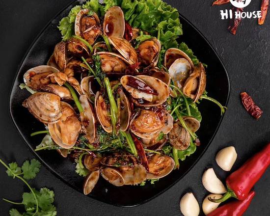 Order 香辣花蛤 Spicy Fried Clams food online from Hi House store, Irvine on bringmethat.com