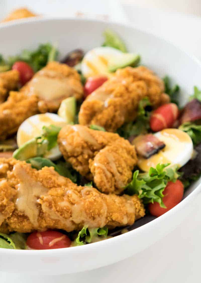 Order Crispy Chicken Salad food online from Nadia Fish & Chicken store, Chicago on bringmethat.com