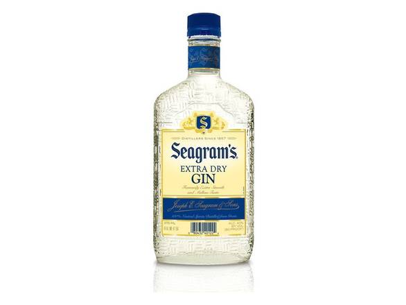 Order Seagram's Extra Dry Gin - 375ml Bottle food online from Josh Wines & Liquors Inc store, New York on bringmethat.com