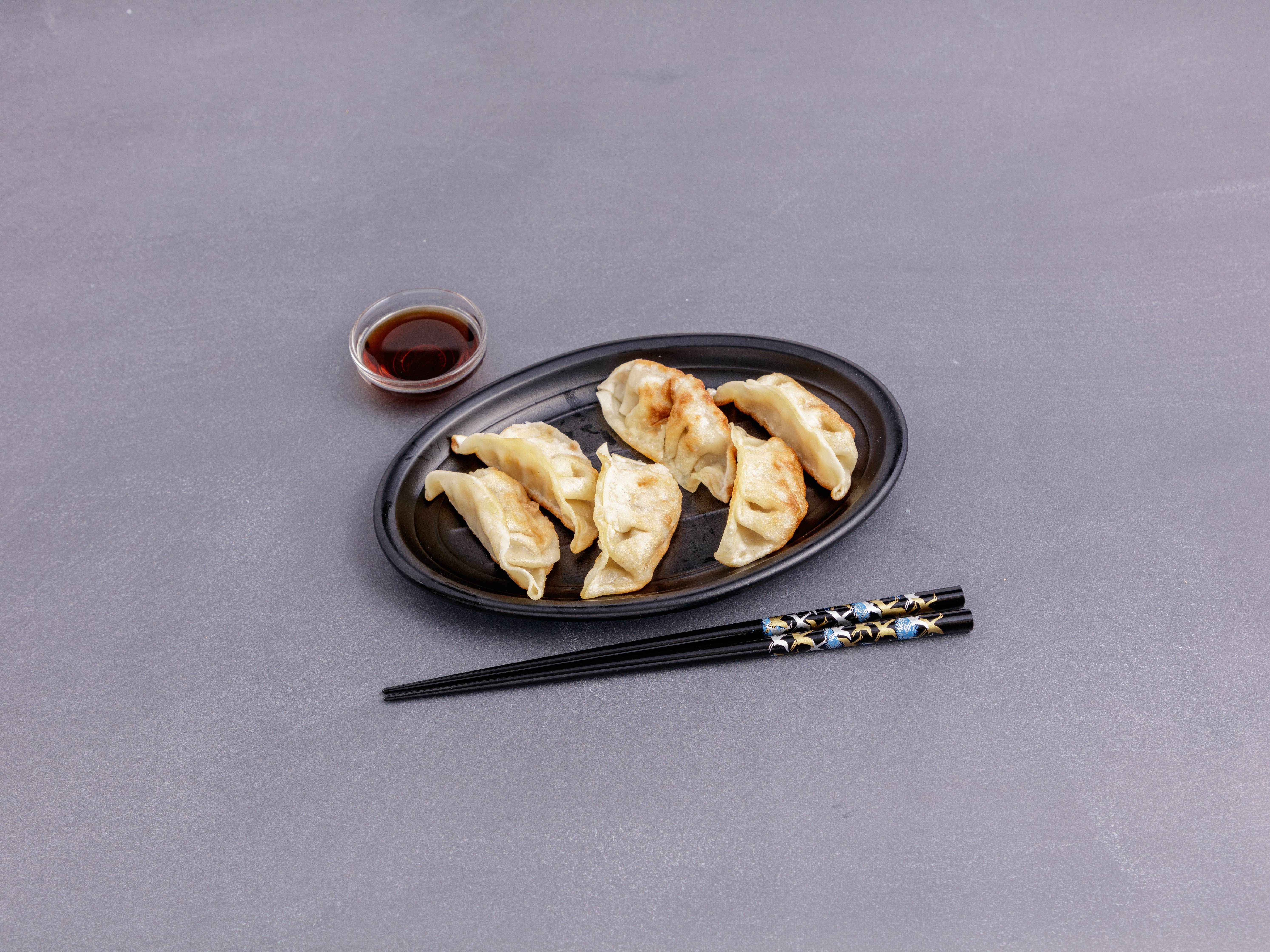 Order Gyoza (6pcs) food online from Tokyo Express store, Poughkeepsie on bringmethat.com