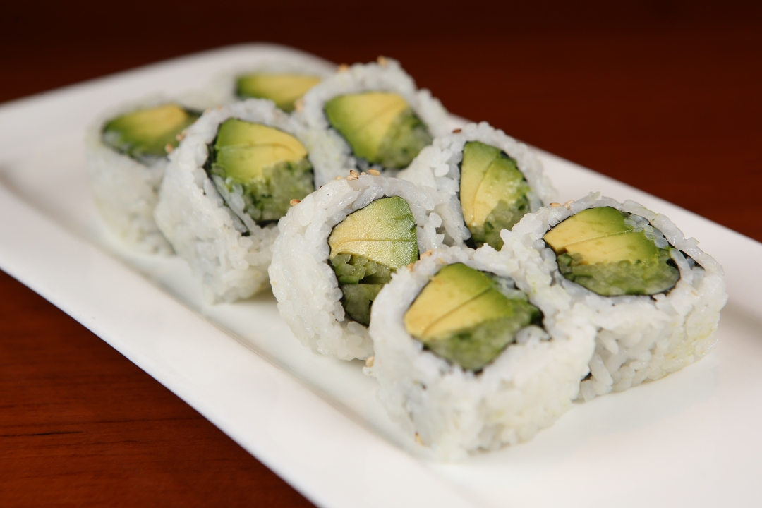 Order Avo-Cu Roll food online from Genki Ya Organic Sushi store, Boston on bringmethat.com