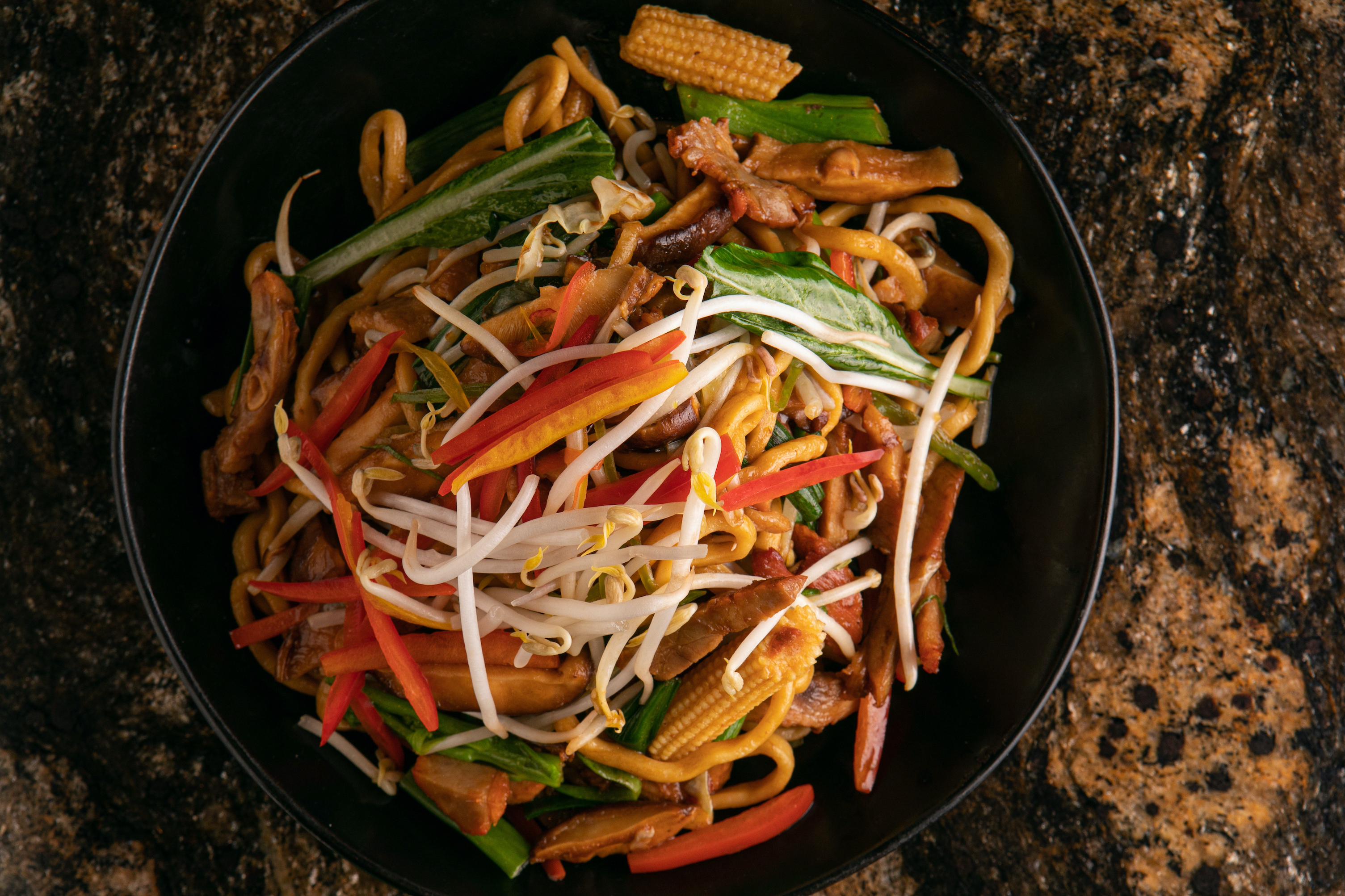 Order BBQ Pork Lo Mein  food online from TAO store, Los Angeles on bringmethat.com