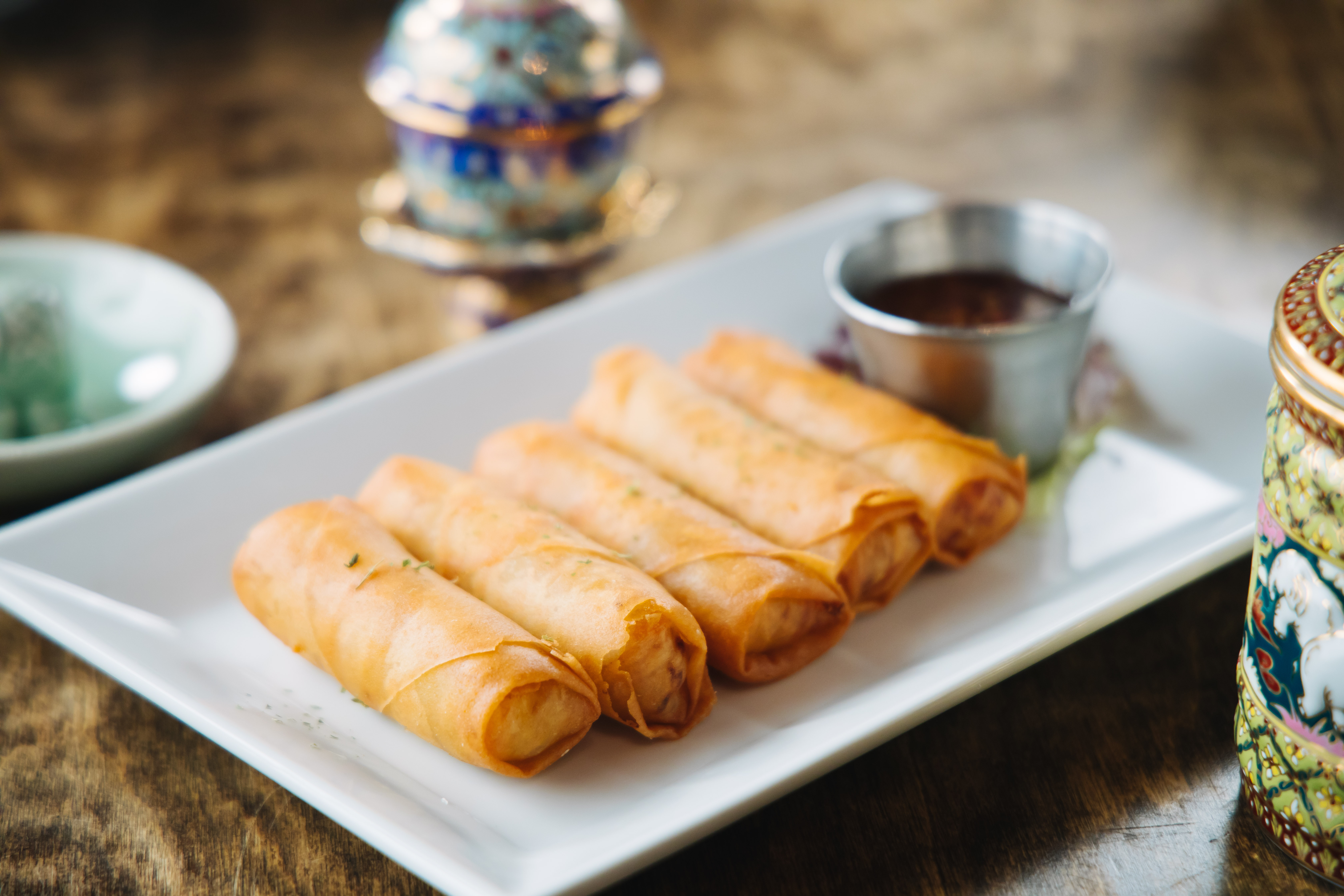 Order Crispy Spring Roll food online from Si Lom Thai Asian store, Dallas on bringmethat.com