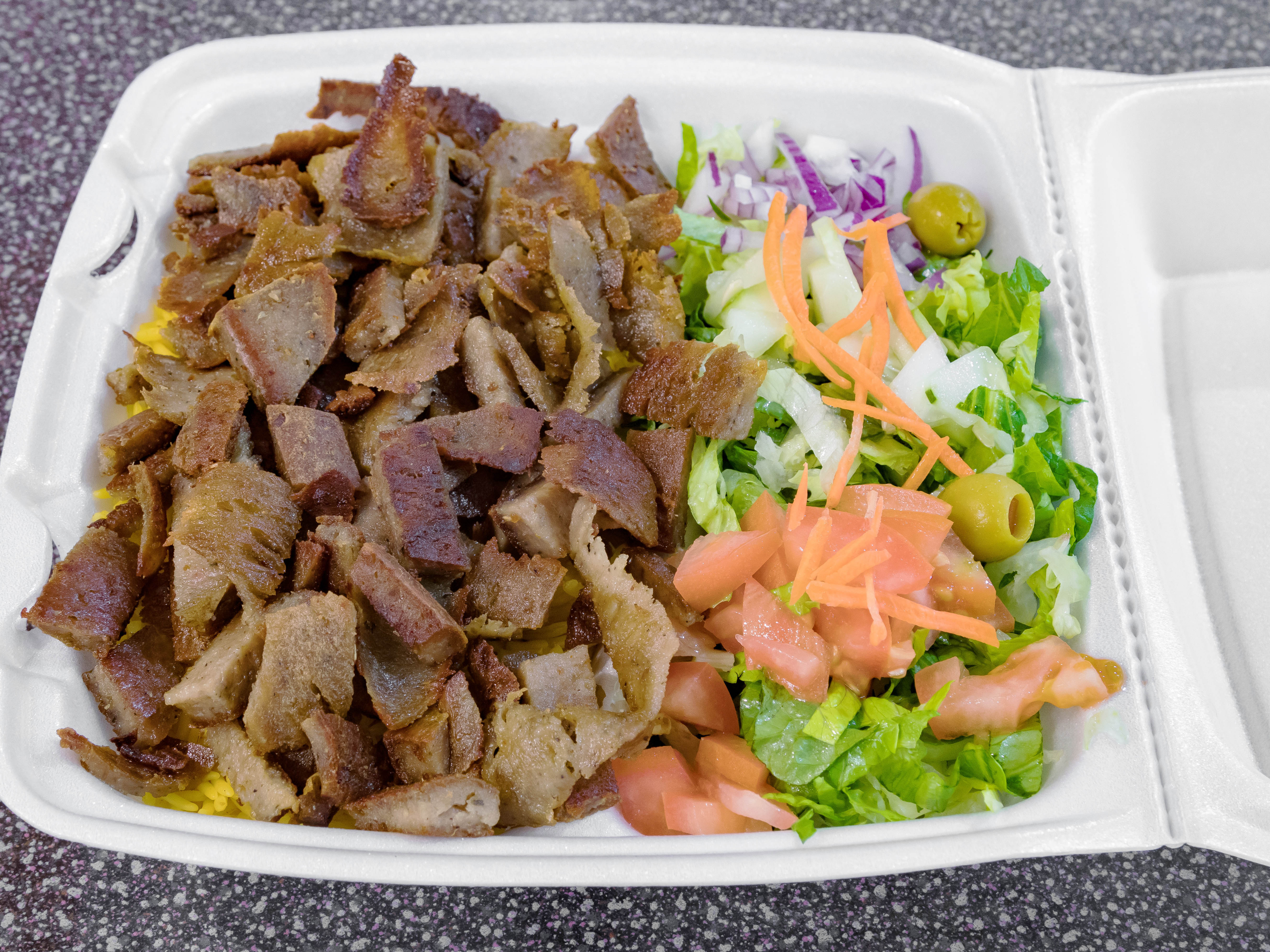 Order Lamb over Rice Platter food online from Aya Kitchen store, Exton on bringmethat.com