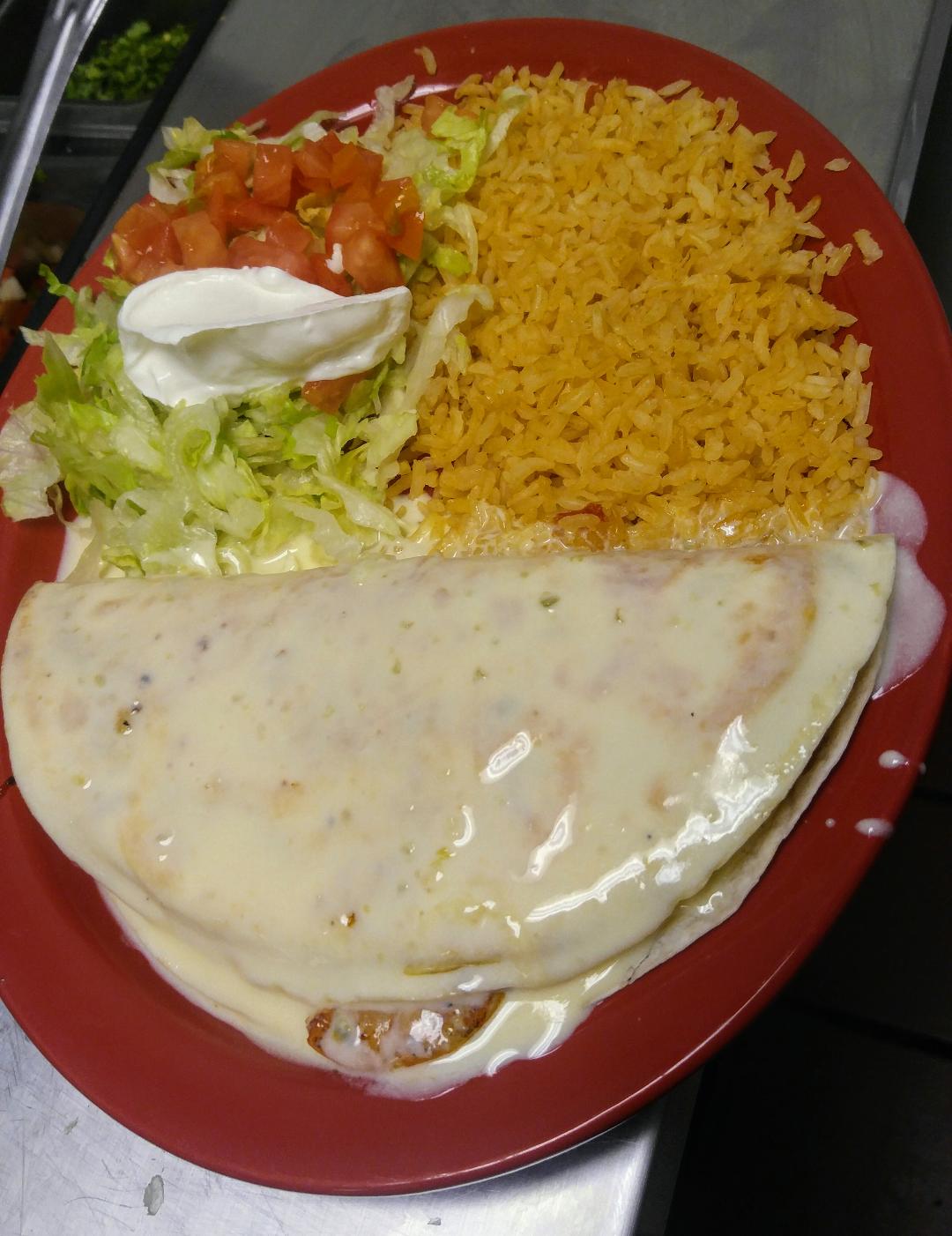 Order Quesadilla Jalisco food online from La Fiesta Charra store, Sioux City on bringmethat.com
