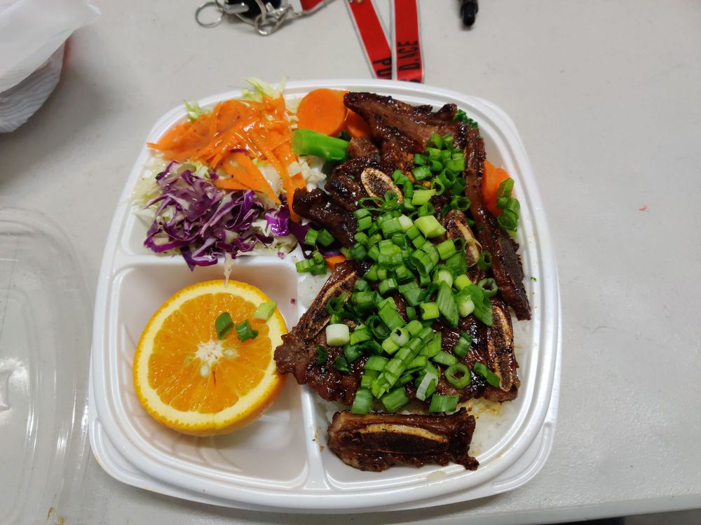 Order Angus Short Ribs Plate food online from Flame Broiler store, Westminster on bringmethat.com