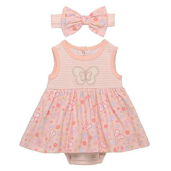 Order Baby Starters® Size 3M 2-Piece Butterfly Bodysuit with Skirt and Headband Set in Pink food online from Bed Bath & Beyond store, Lancaster on bringmethat.com