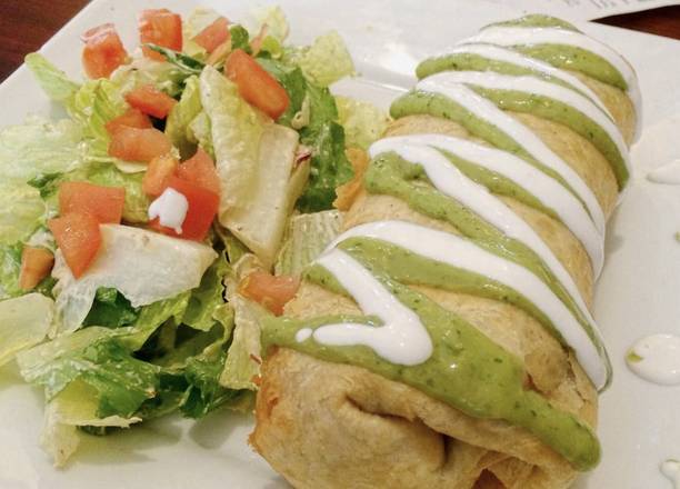 Order Chimichanga food online from Angelou Mexican Grill store, San Jose on bringmethat.com