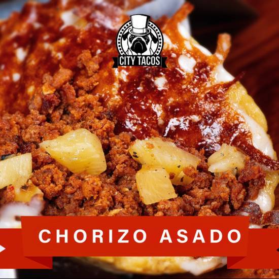 Order CHORIZO ASADO food online from City Tacos store, San Diego on bringmethat.com
