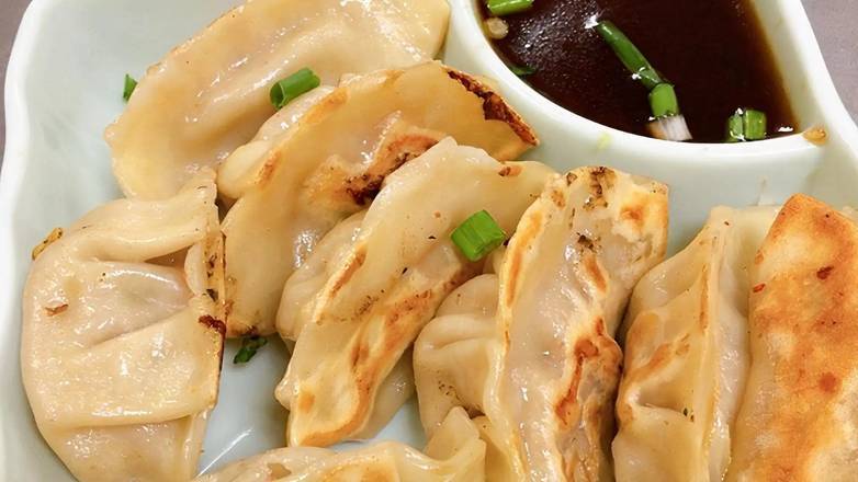 Order Pork Pot Stickers (10 pcs) food online from Red Dragon store, Concord on bringmethat.com
