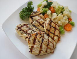 Order Grilled Chicken with Mixed Vegetables food online from Zazzo'S Pizza store, Westmont on bringmethat.com