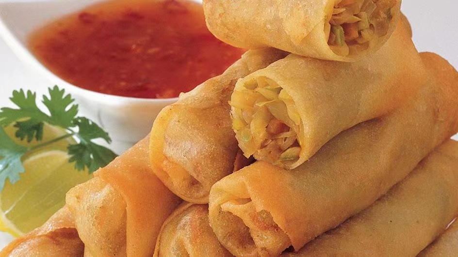 Order Spring Roll（3pc) food online from EDO Sushi store, Lynbrook on bringmethat.com