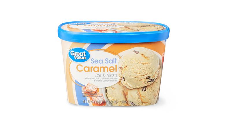 Order Great Value Sea Salt Caramel Ice Cream food online from Red Roof Market store, Lafollette on bringmethat.com