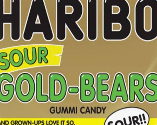 Order Haribo Sour Gummi Bears 4.5 oz food online from Rebel store, Magna on bringmethat.com