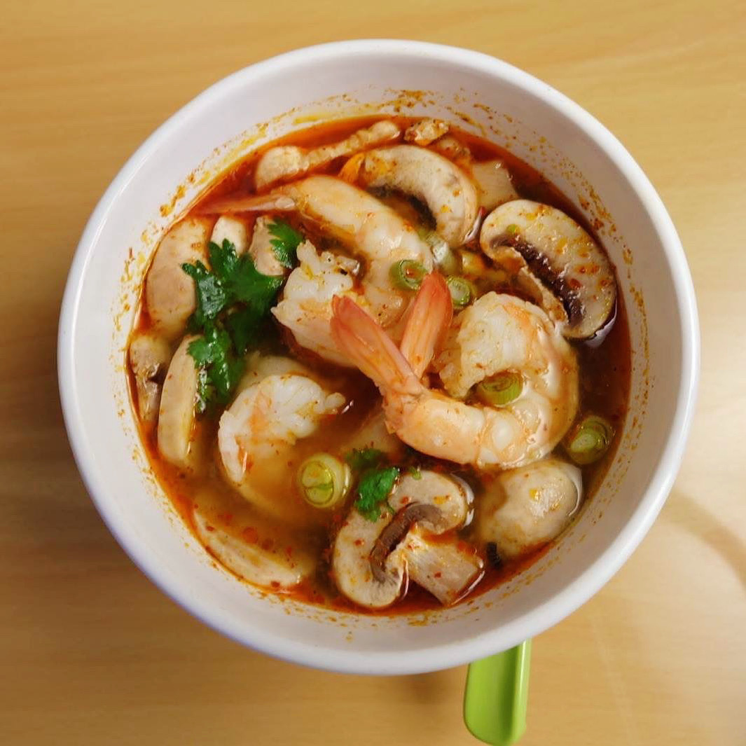 Order Tom Yum Goong (Hot and Sour Soup) food online from Bamboo Thai store, Brighton on bringmethat.com