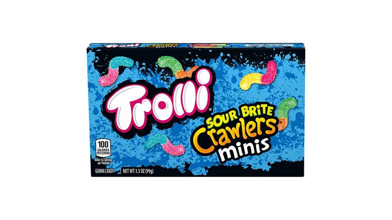 Order Trolli Sour Brite Crawlers Minis Gummy Candy food online from Trumbull Mobil store, Trumbull on bringmethat.com