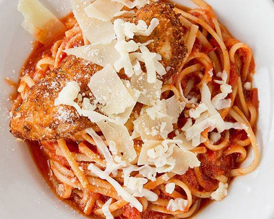 Order Kids Chicken Parm Pasta food online from Babbo Italian Eatery store, Mesa on bringmethat.com