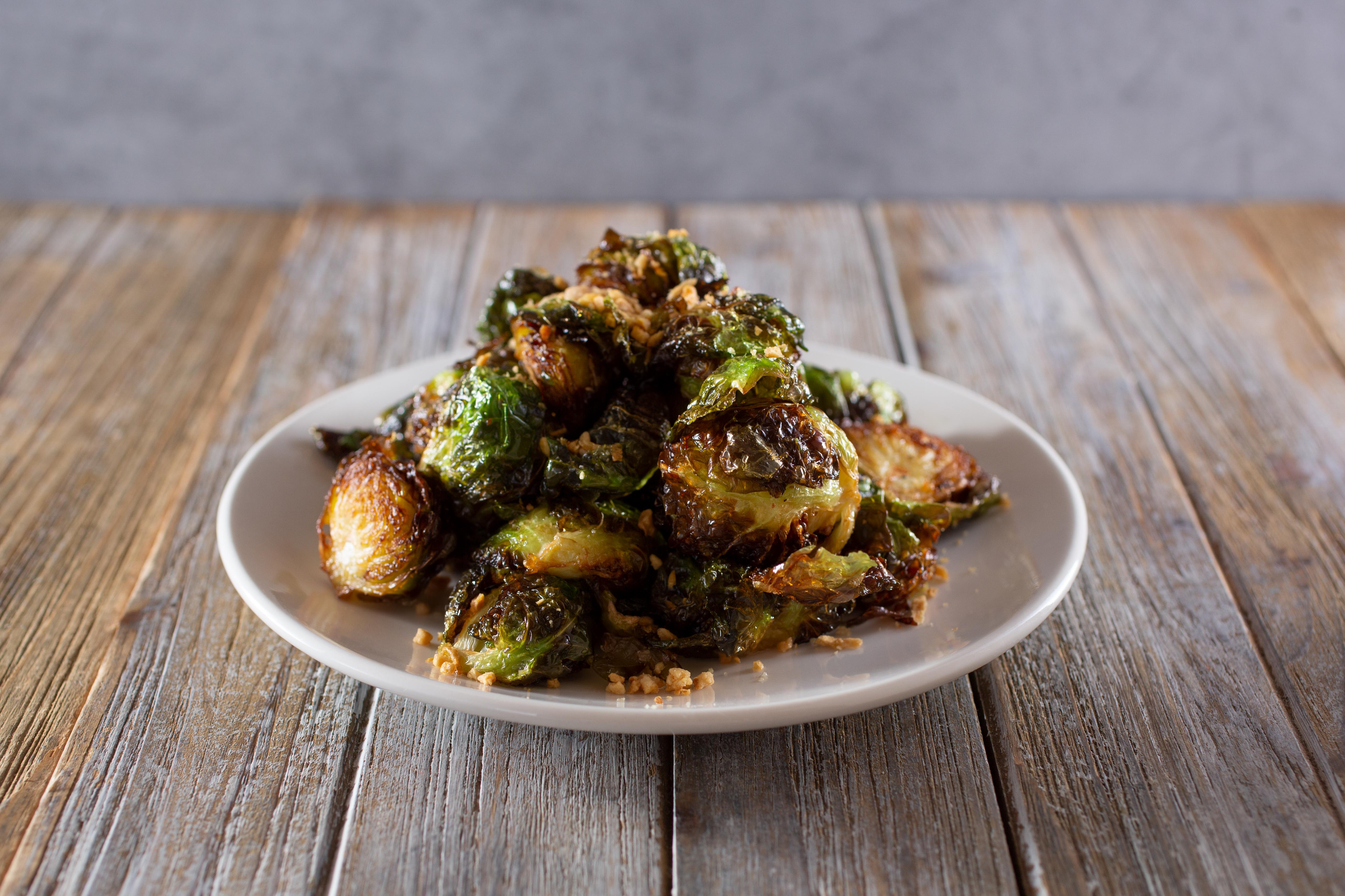 Order Crispy Brussels Sprouts food online from Nakazo Ramen Bistro store, Alhambra on bringmethat.com