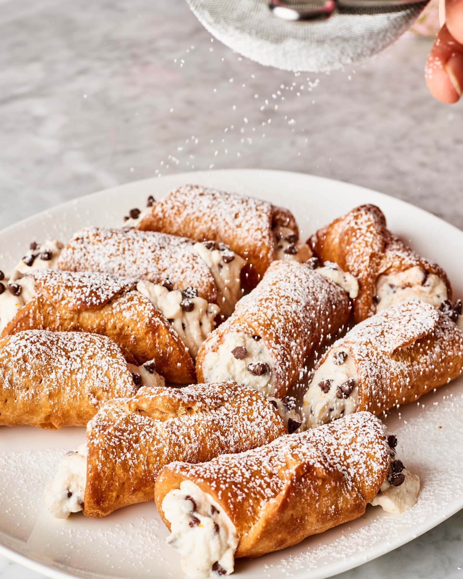 Order Homemade Cannolis - Small 3 Pieces food online from Joe's Meat Market store, South Bound Brook on bringmethat.com