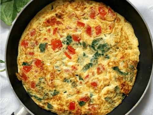 Order Vegetable Omelette Platter  food online from Smith finest deli store, Brooklyn on bringmethat.com
