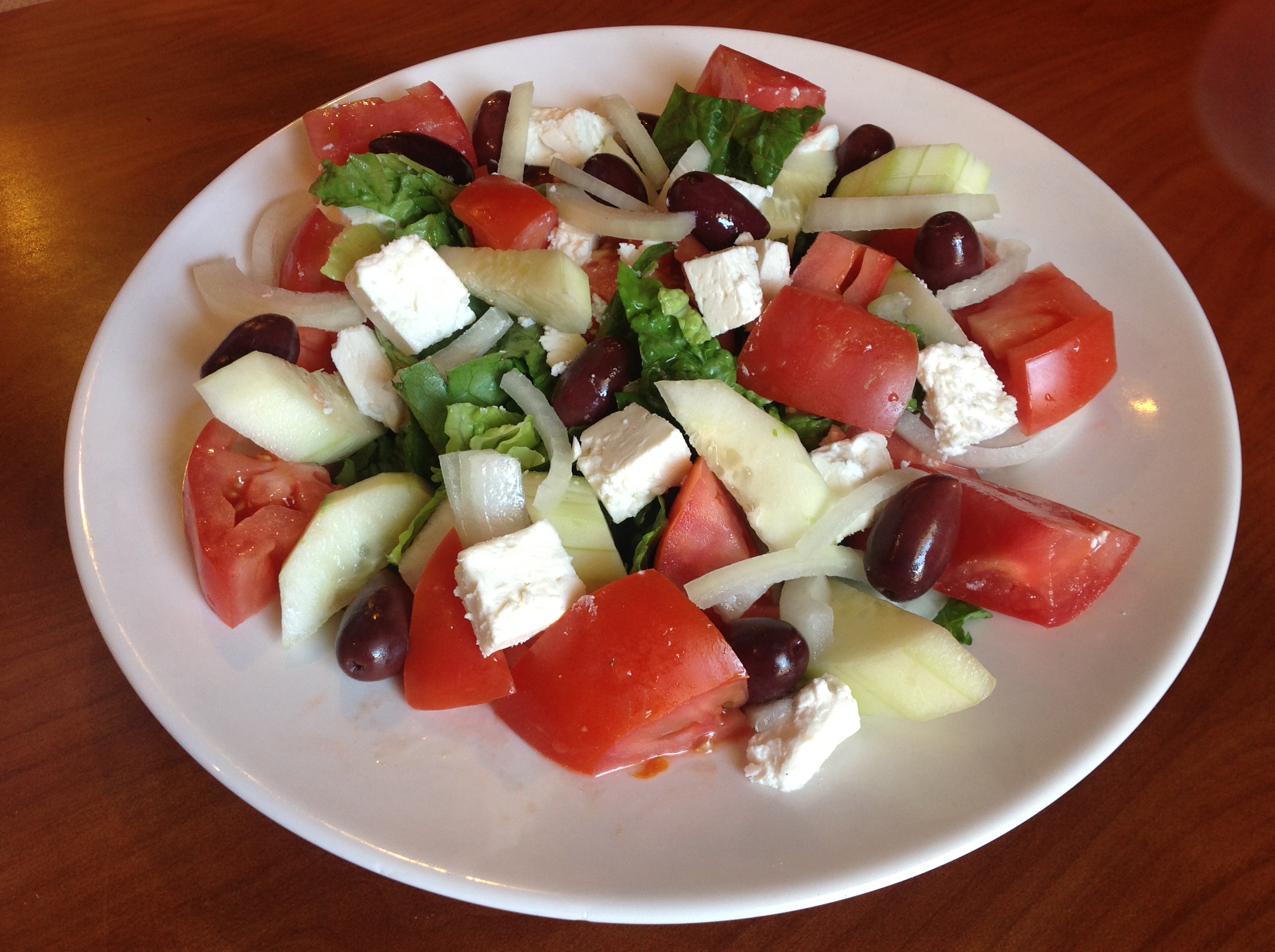 Order Greek Salad food online from Astro Diner store, Los Angeles on bringmethat.com