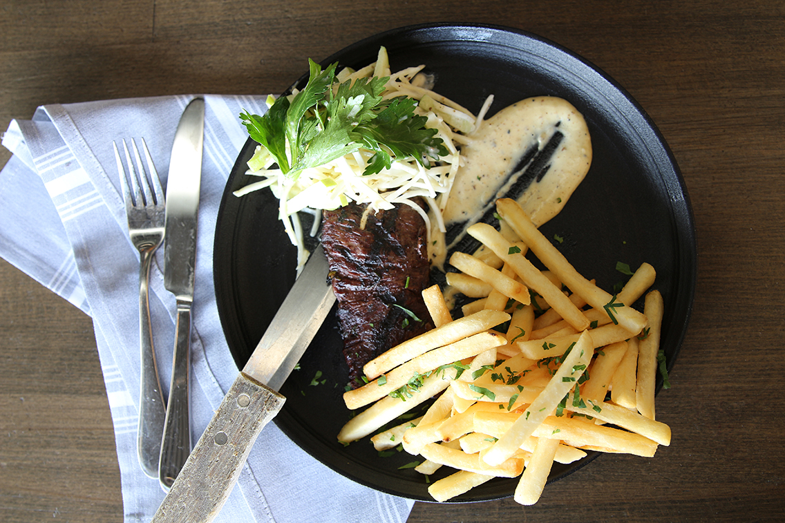 Order Steak Frites food online from The Local Peasant store, Woodland Hills on bringmethat.com