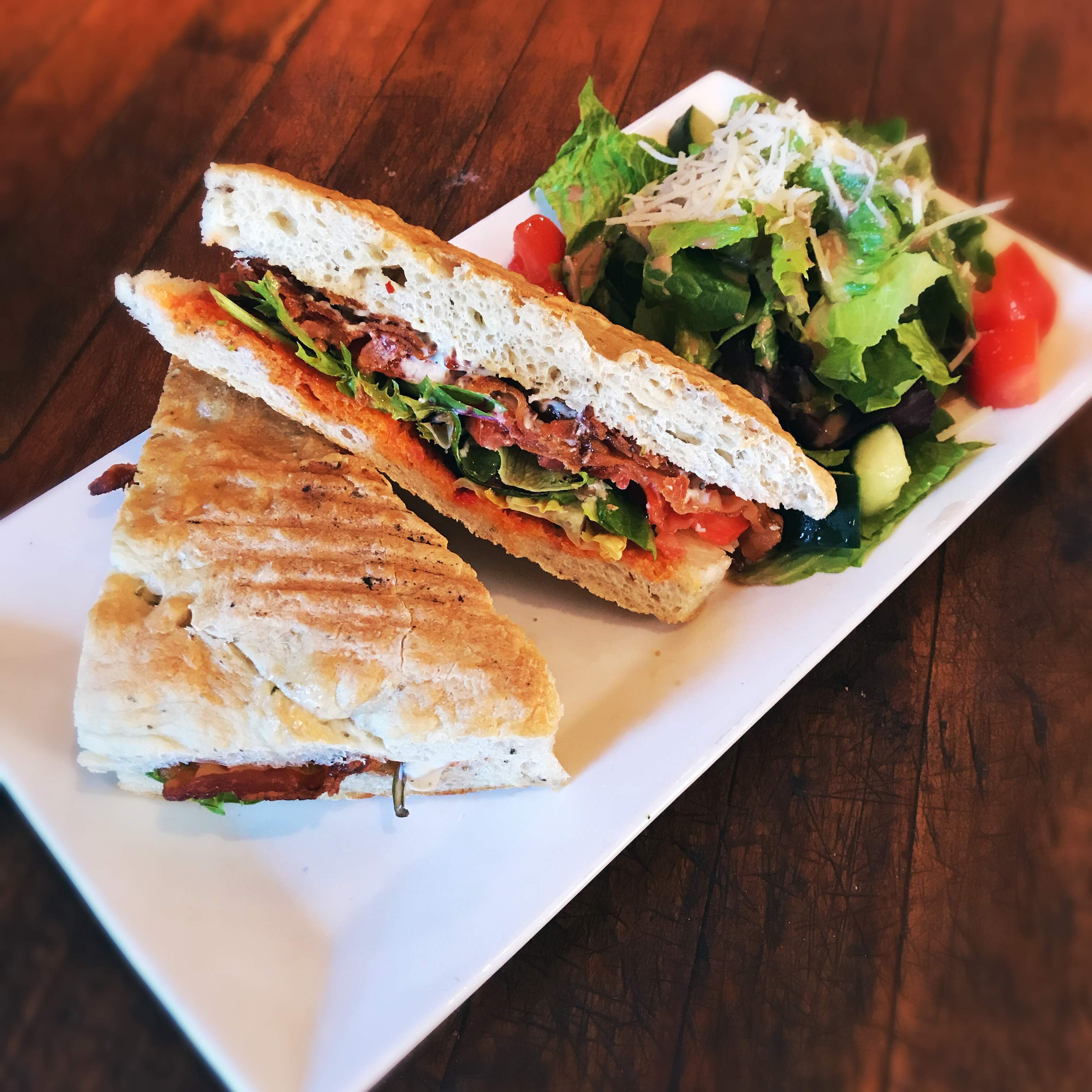 Order BLT Panini food online from Napa Wood Fired Pizzeria store, Rochester on bringmethat.com
