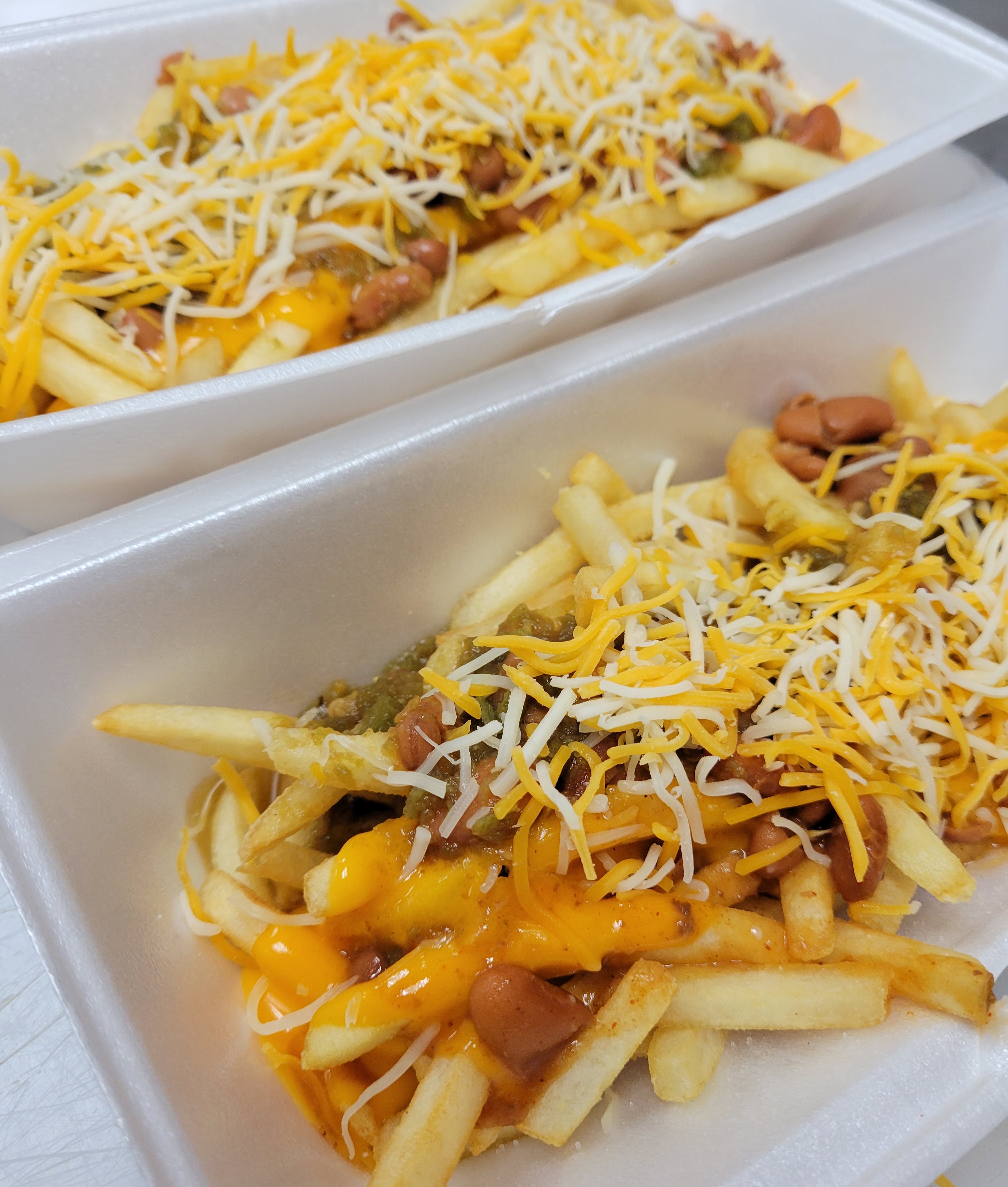 Order Fries con Frijoles food online from La Michoacana De Paquime store, Albuquerque on bringmethat.com