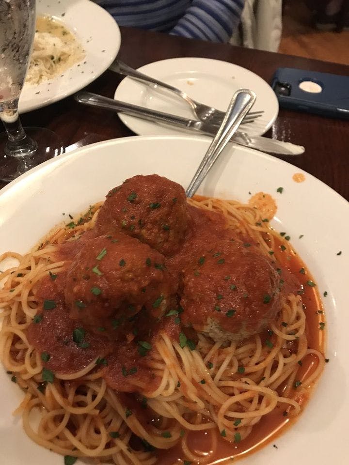 Order Spaghetti & Meatballs - Pasta food online from Pescatores Restaurant store, Glen Mills on bringmethat.com