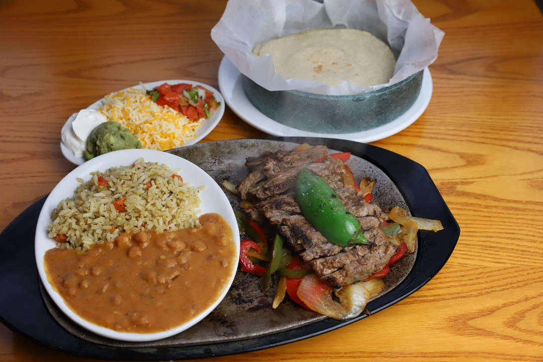 Order Fajita Beef for 1 food online from Roja Mexican Grill store, Omaha on bringmethat.com